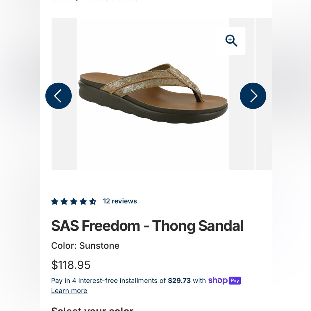New sandals 11W